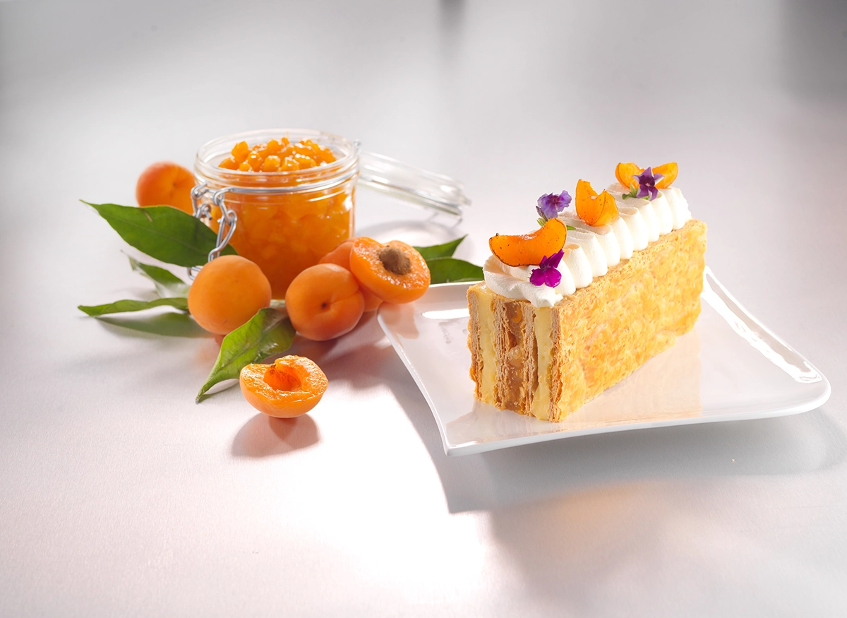 ​​Millefeuille abricot​