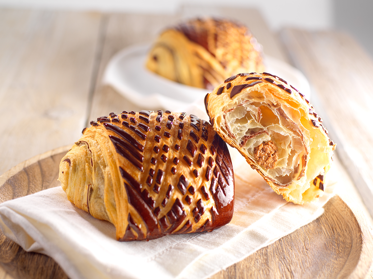 ​​Viennoiserie bicolore praliné​