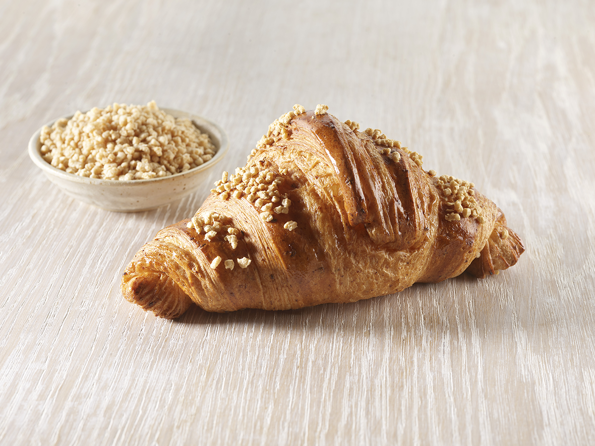 Photo d’un croissant goumand et appétissant, réduit en matière grasse et démontrant notre capacité à proposer des solutions permettant de supprime tout ou partie du corps gras